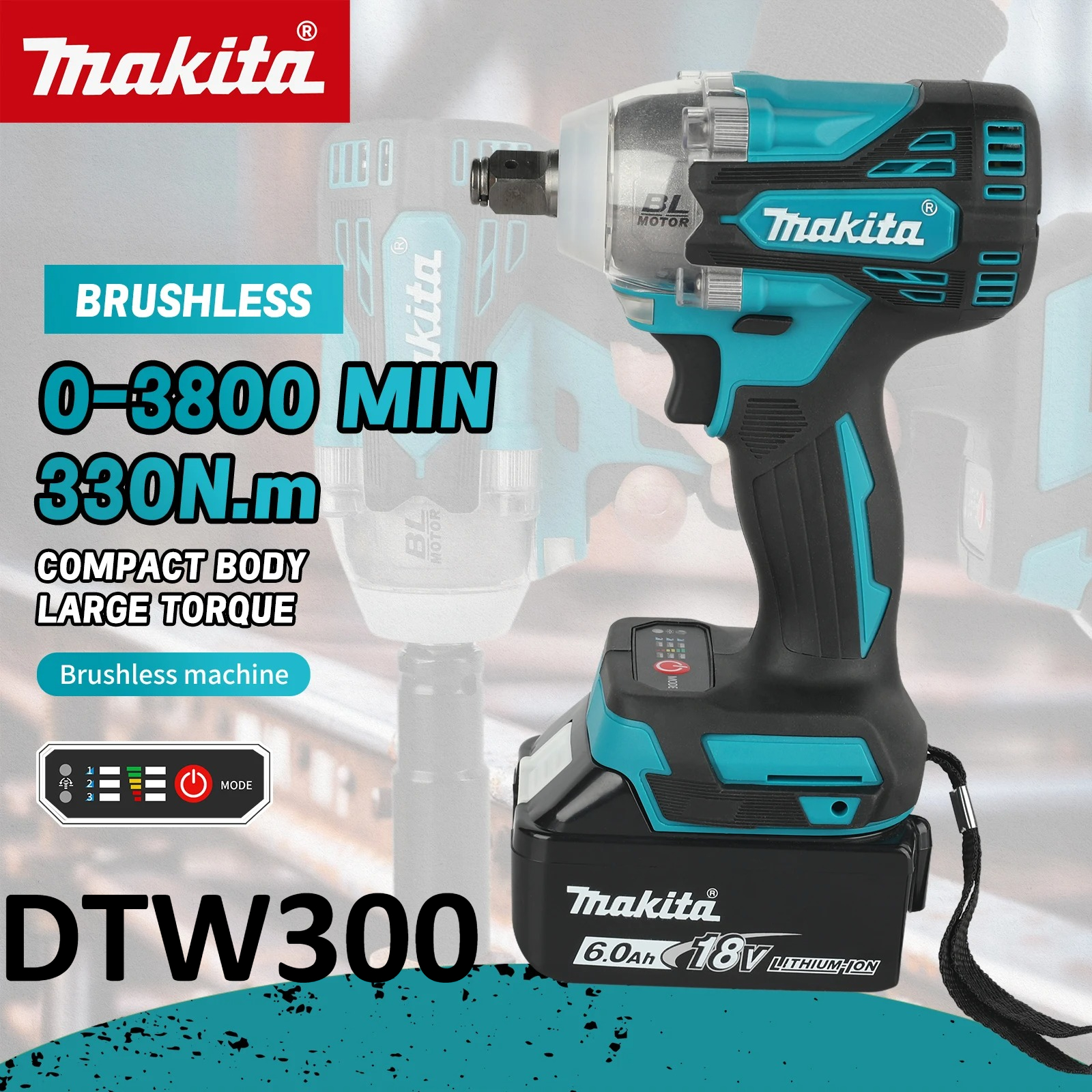 Power Tools Ridgid - Makita DTW300 18V Tool Set Brushless