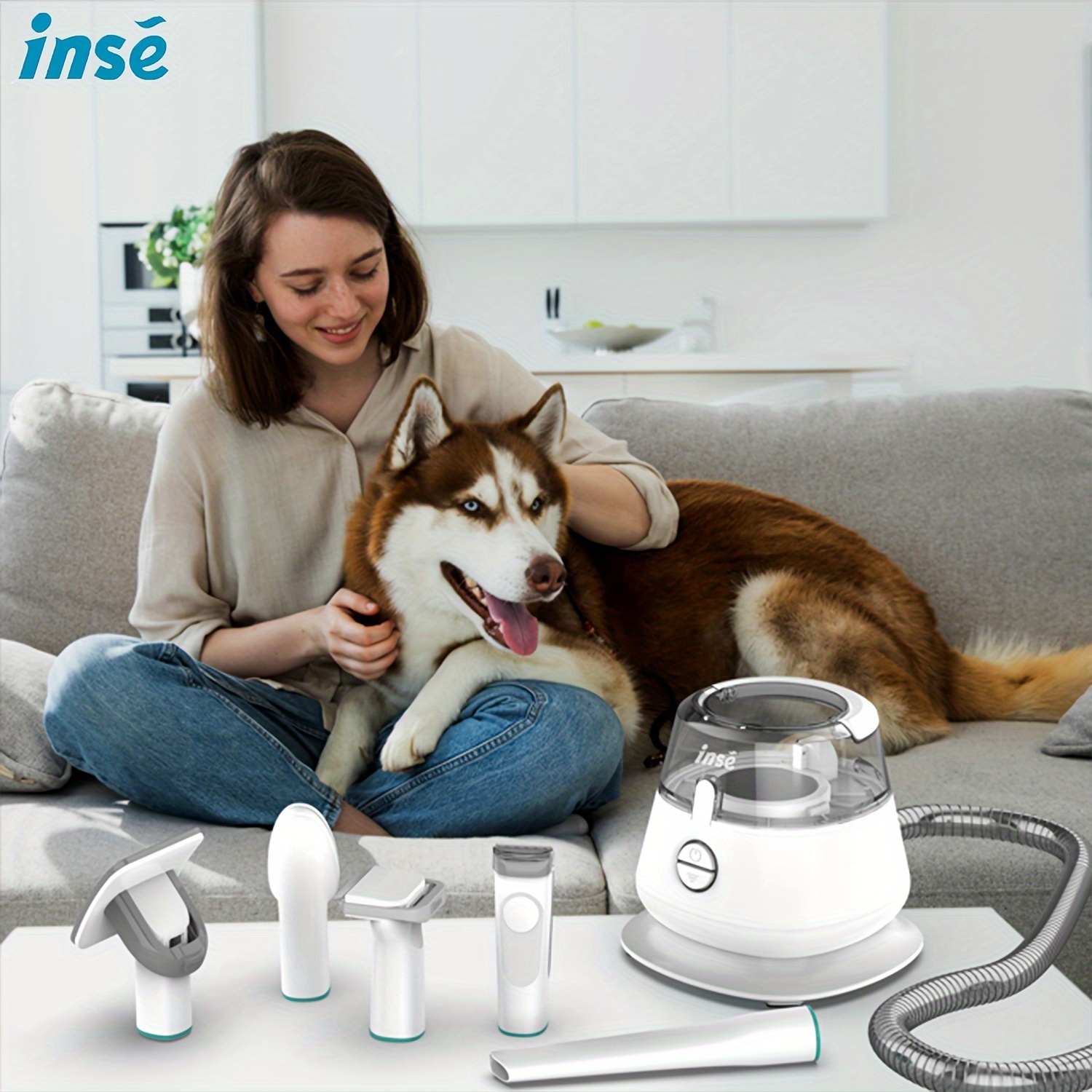 INSE P20 Pet Grooming Vacuum C - Vacuum Cleaner Power Tools のレビューと価格