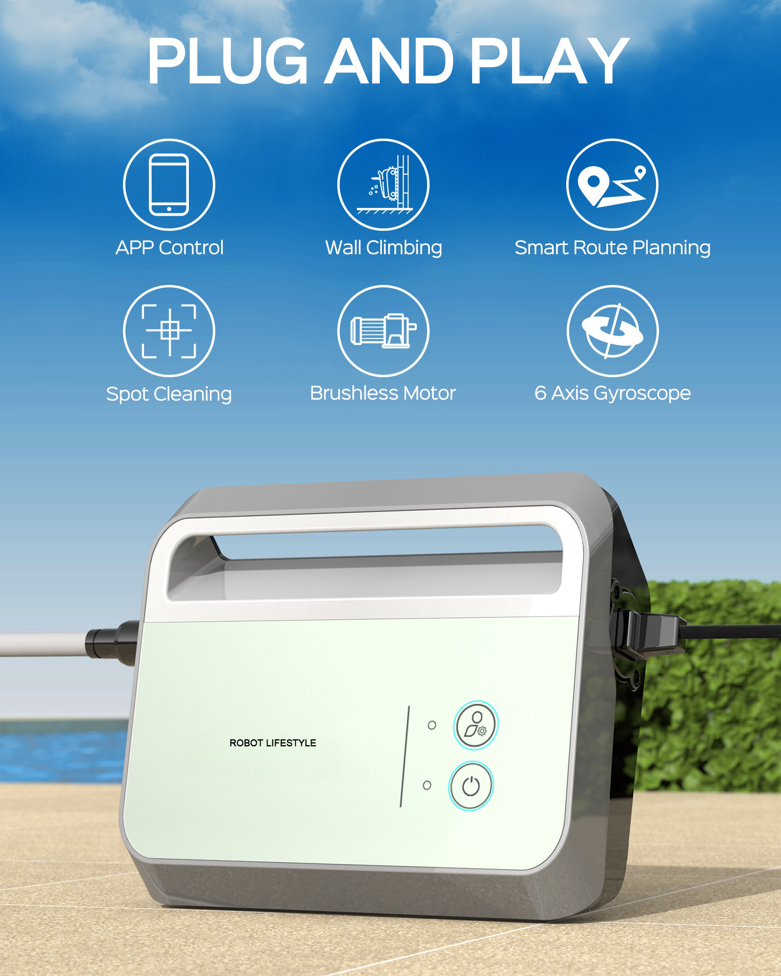 Pool Vacuum Cleaner with 18m F - Vacuum Cleaner Power Tools のレビューと価格