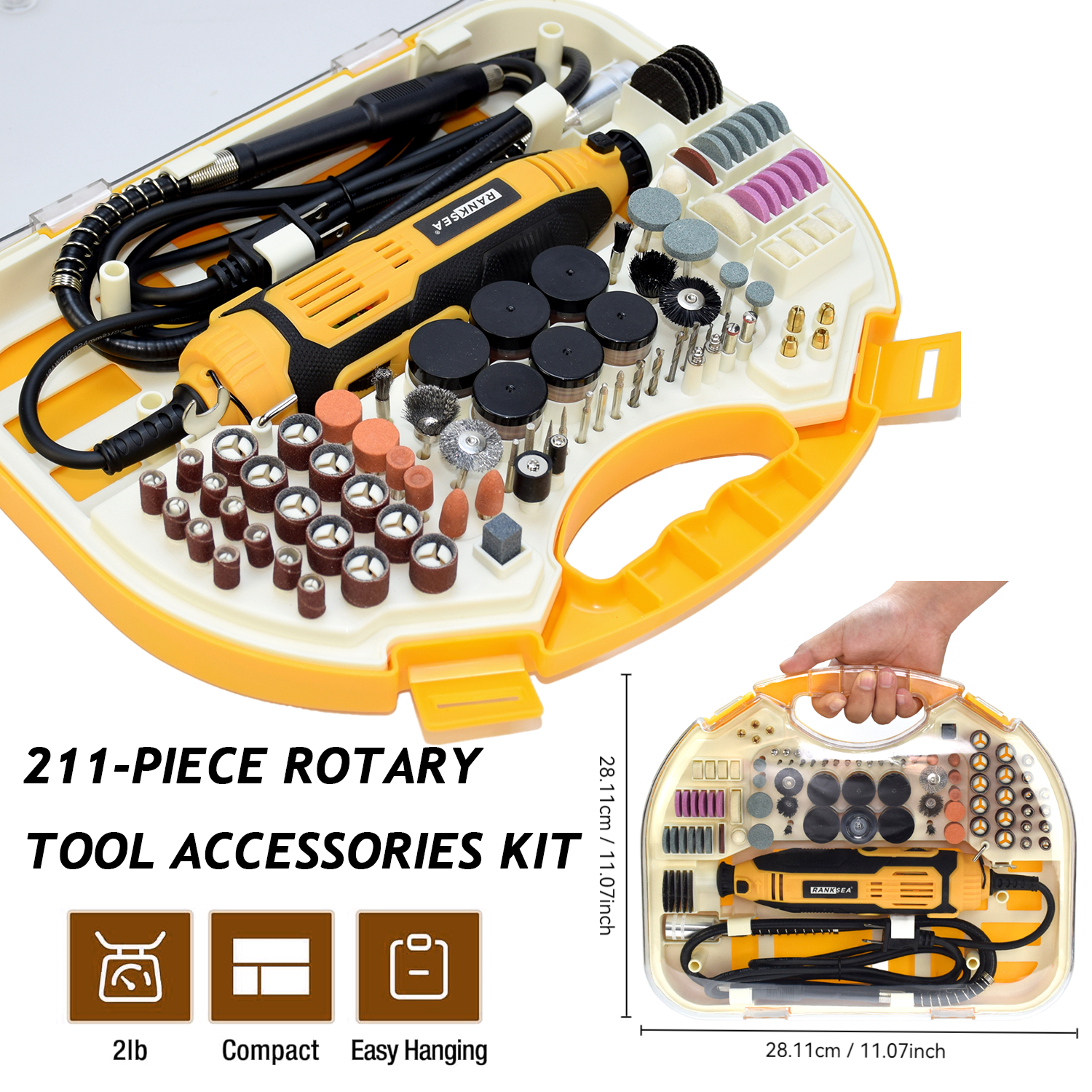 Rotary Tool Kit, Equipped With - Power Tools Ridgid のレビューと価格