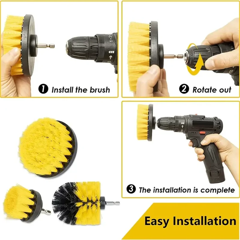 3 pcs/set drill brush set powe - Power Tools Ridgid のレビューと価格