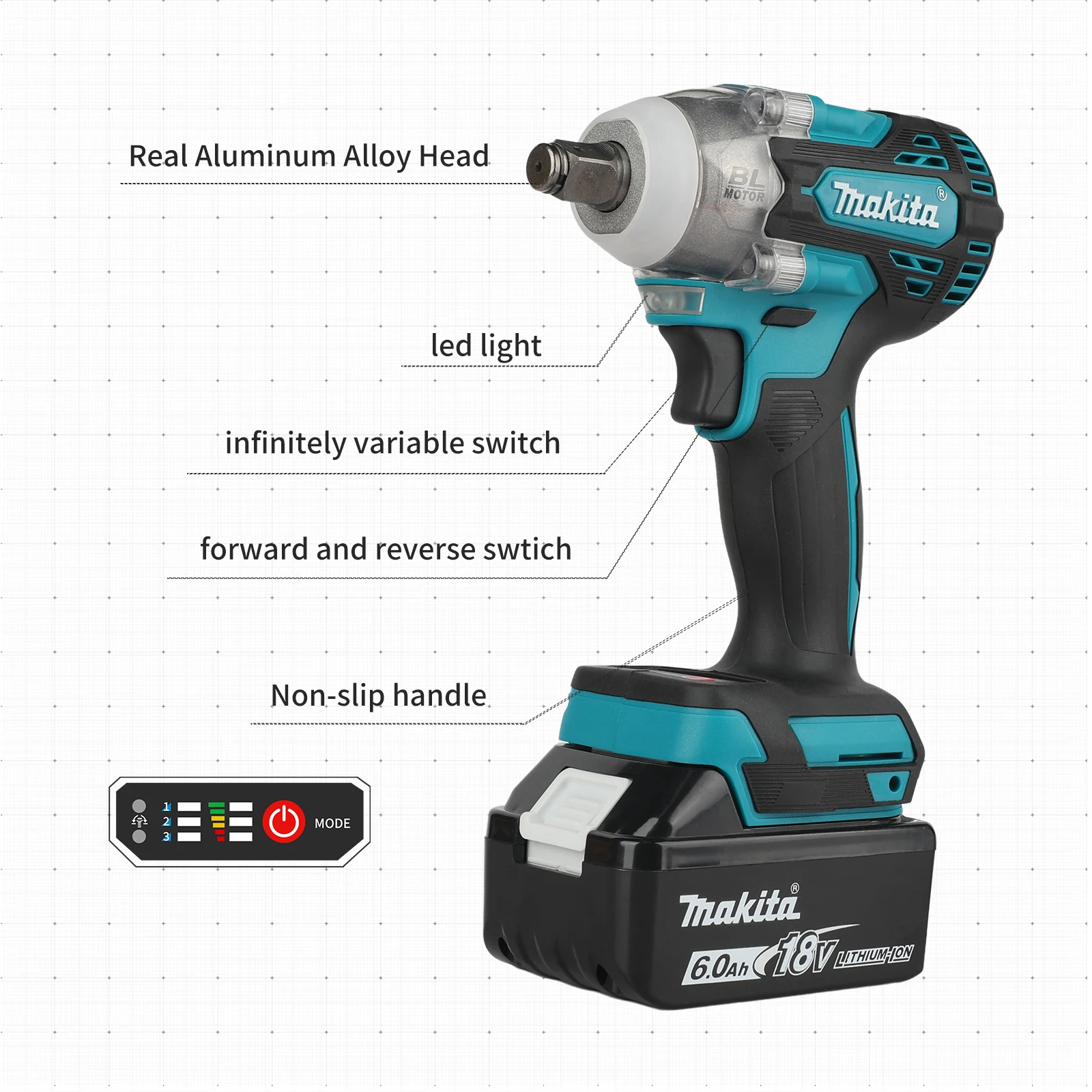 Makita DTW300 18V Tool Set Bru - Power Tools Ridgid のレビューと価格